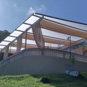 Cobertura área social - Cobertura transparente para eventos em São Paulo e Região Opções Coberturas