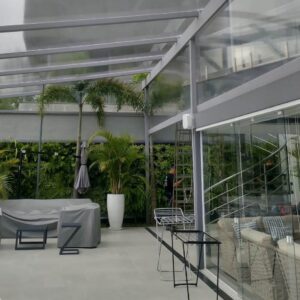 Cobertura área residência - Cobertura transparente para eventos em São Paulo e Região Opções Coberturas