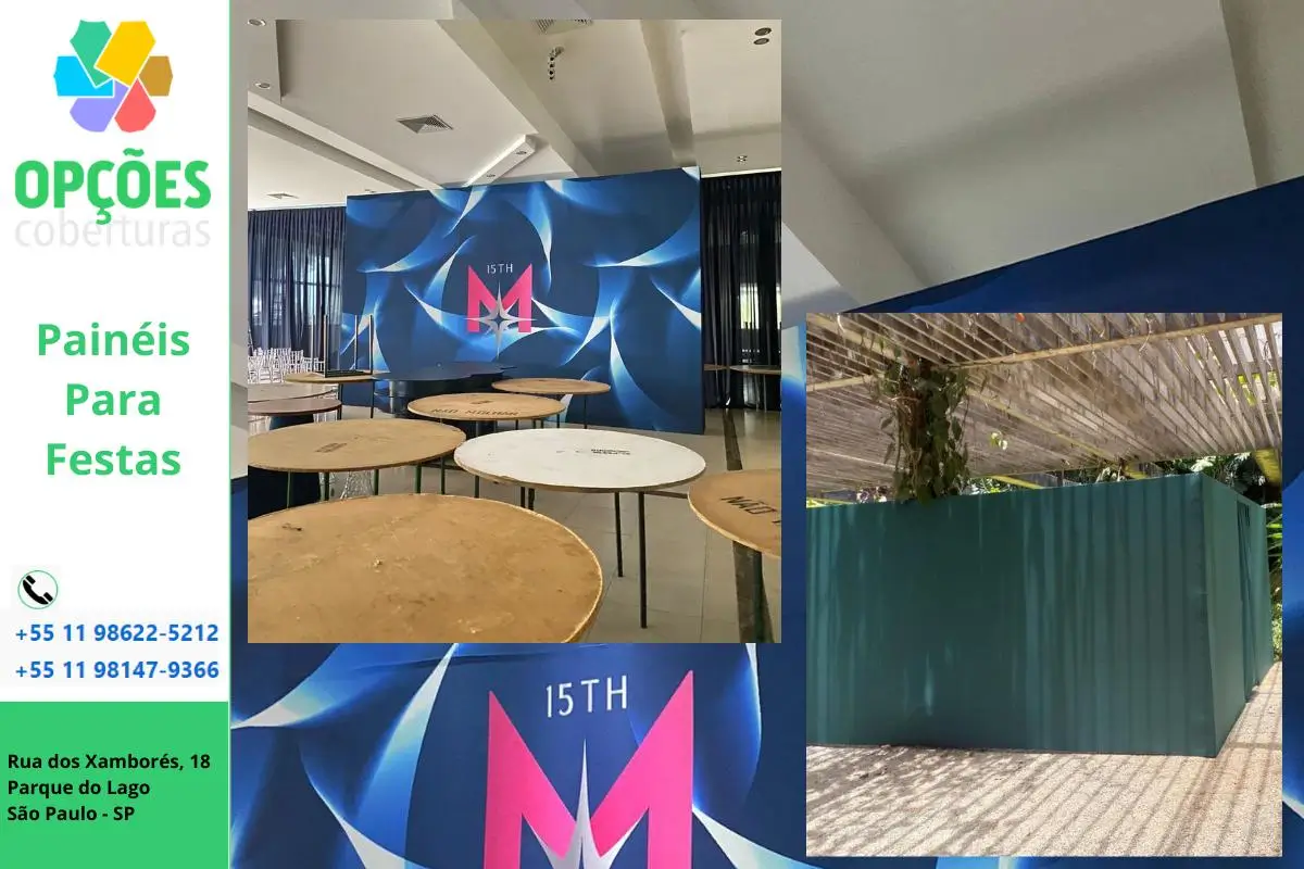 Painéis para festas - Painel personalizado para eventos - Opcoes Coberturas Para Eventos Sao Paulo e Regiao
